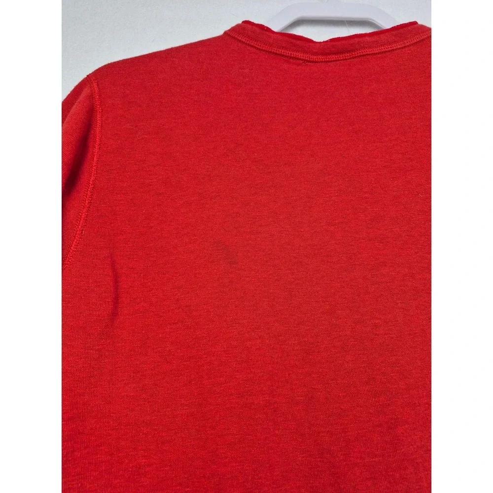 LL Bean Mens Union Suit Red Thermal Long John One Piece Pajama Base Layer Unisex